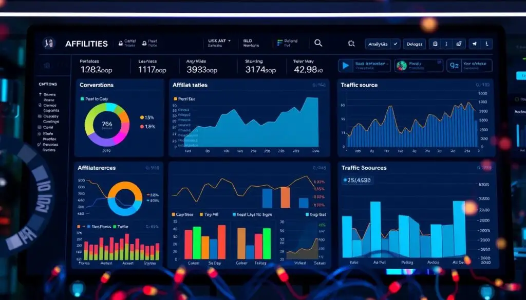 Affiliate marketing analytics dashboard