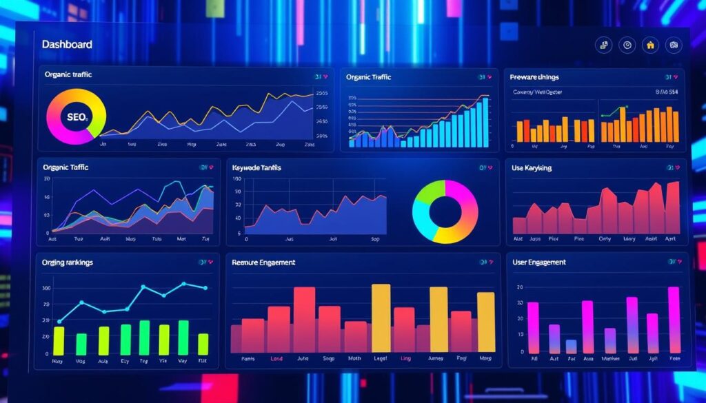 SEO dashboards data visualization