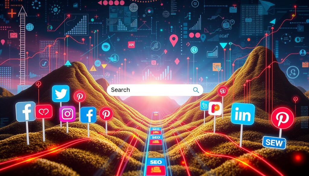 Social media platforms for SEO