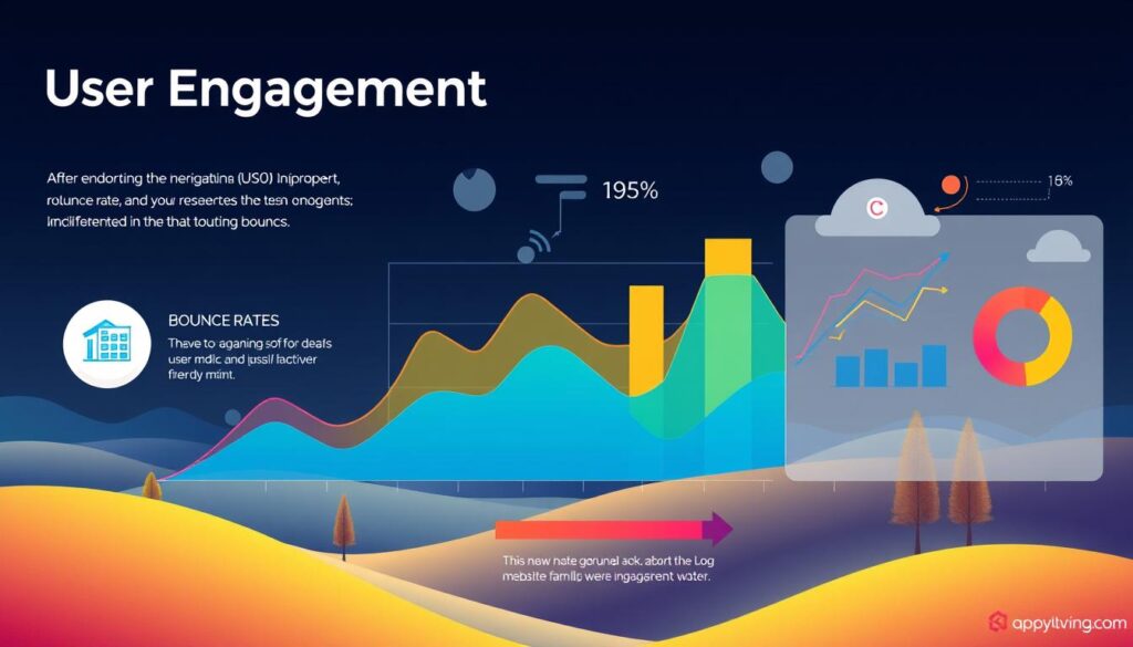 User engagement metrics impact on bounce rates
