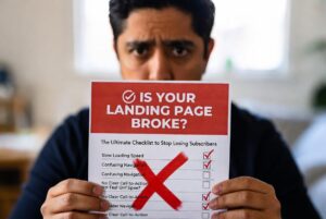 🚨 IS YOUR LANDING PAGE BROKE? The Ultimate Checklist to Stop Losing Subscribers