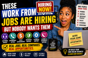 These Work From Home Jobs Are Hiring But Nobody Wants Them