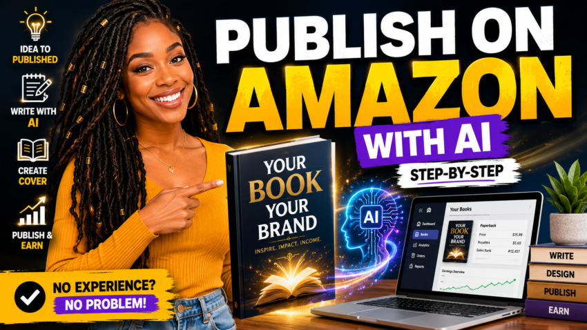 publish a book on amazon with AI
