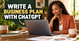 How to write a business plan with Chatgpt The right way!