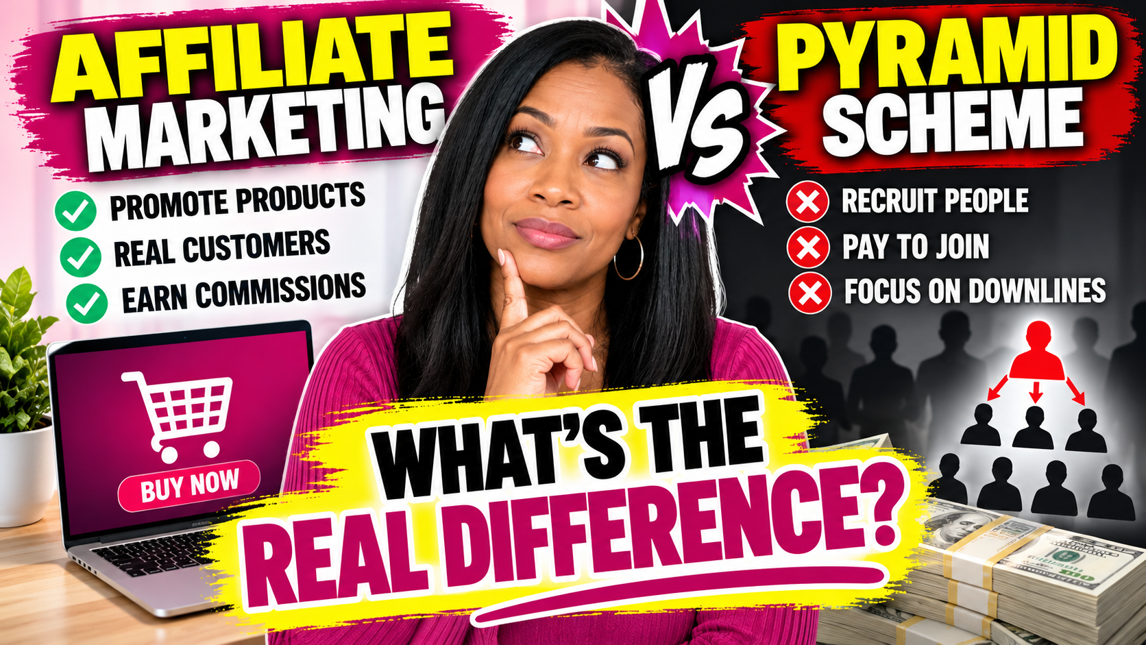Is Affiliate Marketing A Pyramid Scheme? Here’s The Real Difference