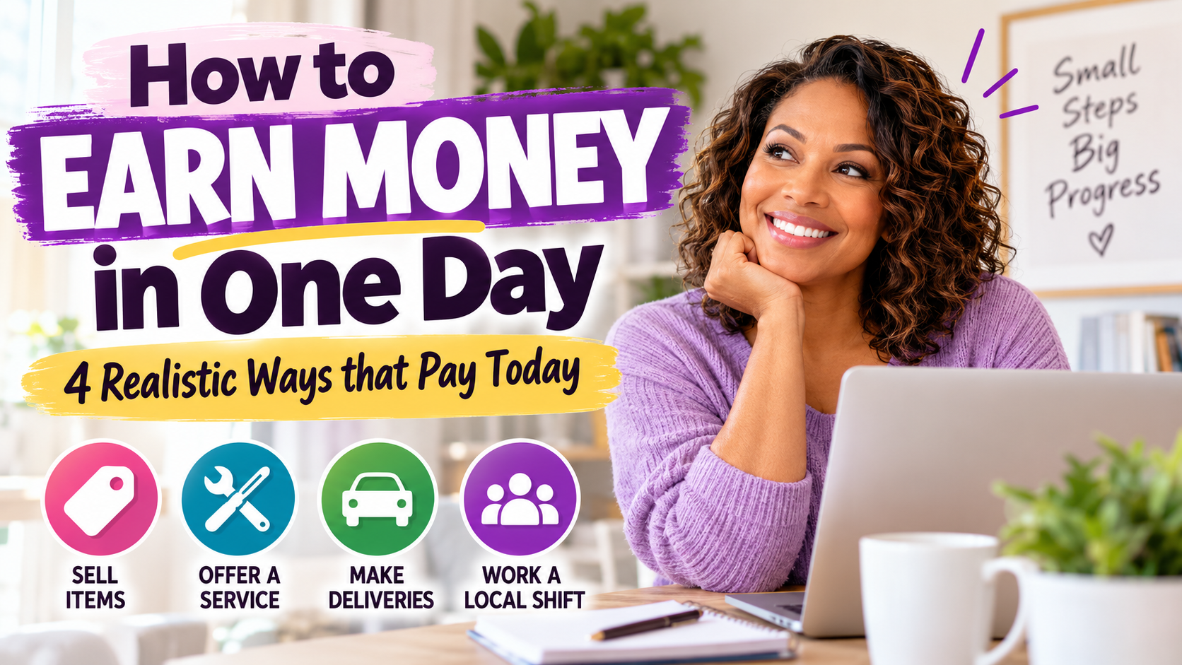 How to Earn Money in One Day (4 Realistic Ways That Pay Today)