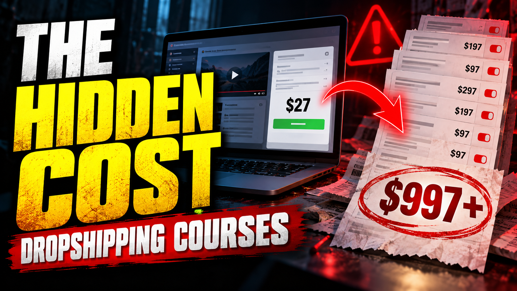 The Hidden Cost of Dropshipping Courses: What They Don’t Tell Beginners
