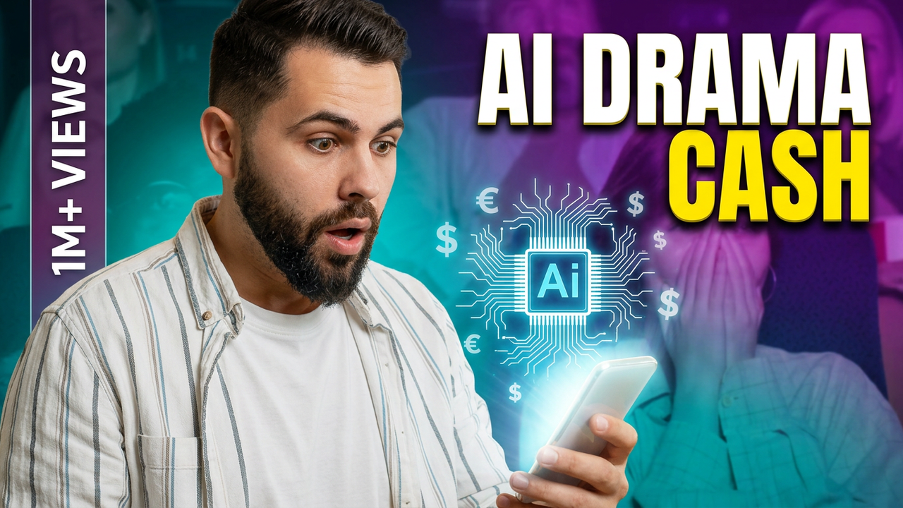 The Secret AI Drama Method Taking Over TikTok & Shorts (No Camera Needed)